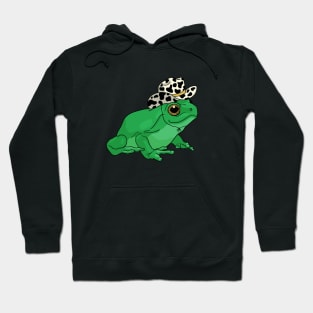 Frog Sheriff of the Cottagecore: A Western Adventure for Toad Lovers Hoodie